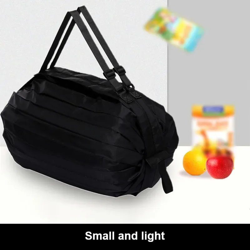grand sac de courses pliable, sac écologique réutilisable, paquet d'épicerie, sacs de rangement de jouets de plage, pochette d'épaule imprimée chat citron, fourre-tout