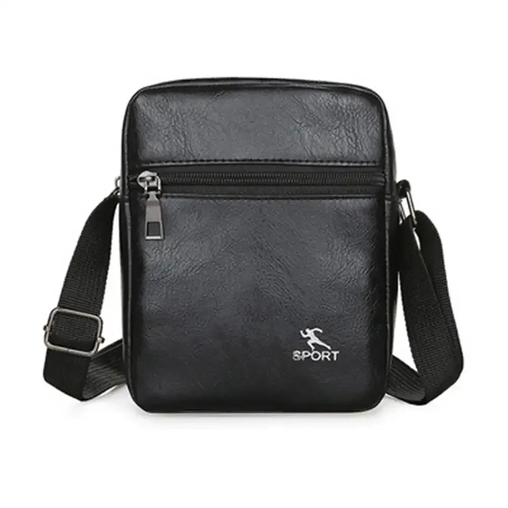 sacs à main kaki noir marron, petits fourre-tout en cuir pu, sacoche à bandoulière pour hommes employé de bureau, épaule antivol b y7b5