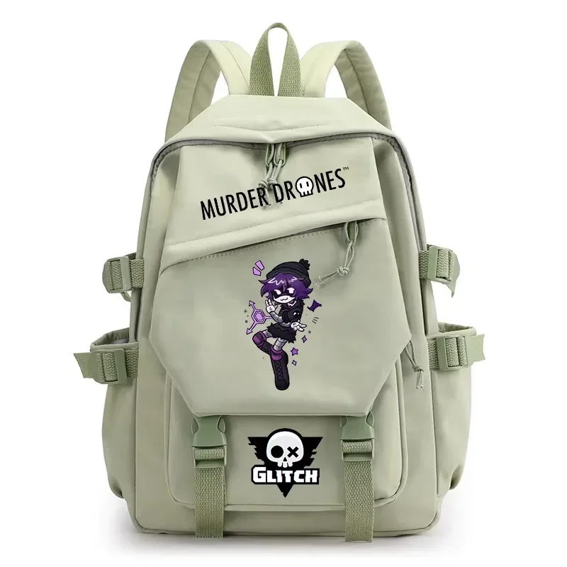 sacs à dos fashion murder drones pour étudiants, sac à dos à double bandoulière imprimé dessin animé, sac à dos pour ordinateur portable pour femmes et hommes, sac d'école tendance urbaine