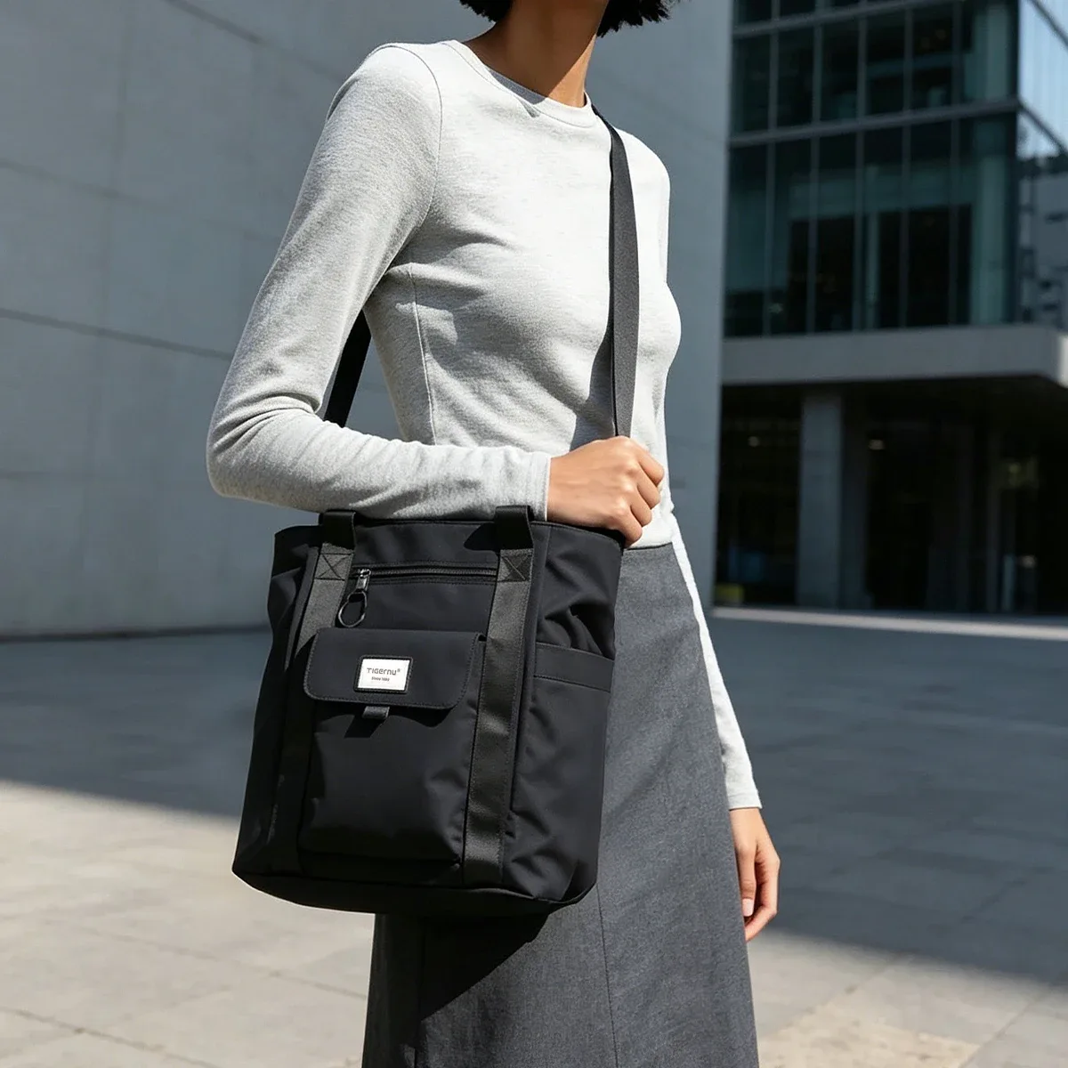 tigernu – sac à dos 3 en 1 pour femmes, sac à bandoulière, sac à main de grande capacité, convertible, multi-poches, pour ordinateur portable de 14 pouces