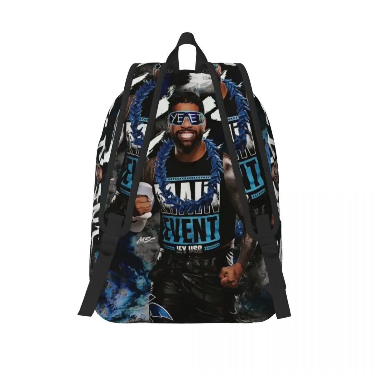 jey uso yeet – sac à dos en toile classique pour hommes et femmes, sac à livres personnalisé pour étudiants, convient aux sacs pour ordinateur portable de 15 pouces, nouvelle collection