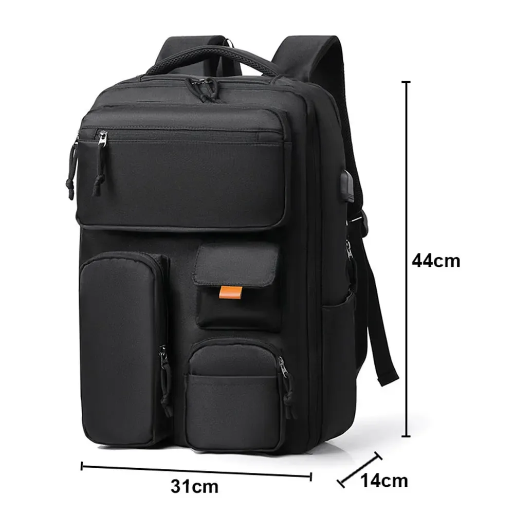 sac à dos de voyage unisexe multi-poches pour hommes et femmes, sacs à dos de grande capacité pour couple, sac pour ordinateur portable de 15.6 pouces, sac à dos d'école pour étudiants