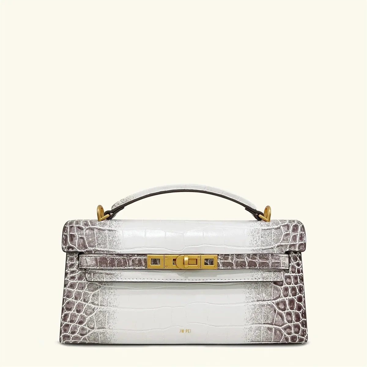 sac à main de luxe en cuir et tissé avec boucle métallique vintage, poignée courte élégante, sac fourre-tout élégant pour femme pour les soirées et l'usage quotidien
