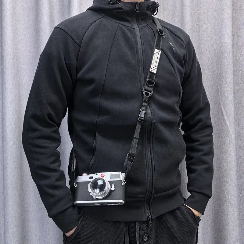 sangle de sac à bandoulière dulcrossbody multifonction, sangle de cou initiée à dégagement rapide, style techwear extérieur, appareil photo pour téléphone portable, 2025