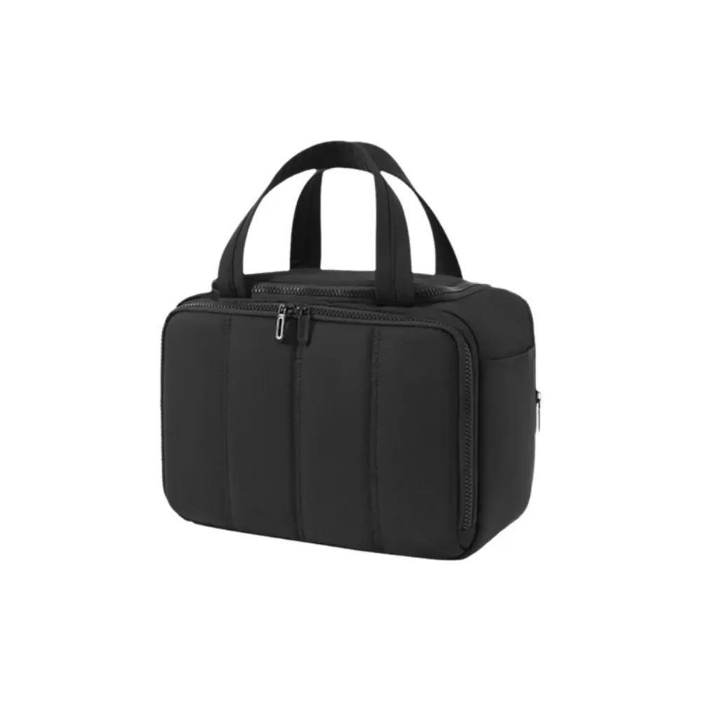 trousse de toilette de voyage grande capacité, séparation sec-humide, étanche, pochette cosmétique portable, séparateurs réglables, multi-compartiments