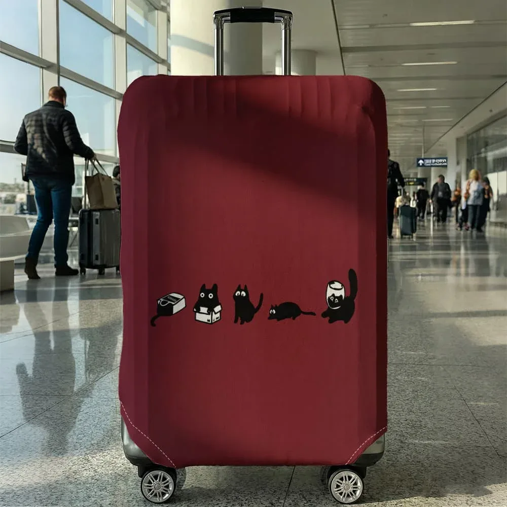 housse de protection pour bagages, élastique, imperméable, anti-poussière, pour valise de 18 à 32 pouces, accessoires de voyage