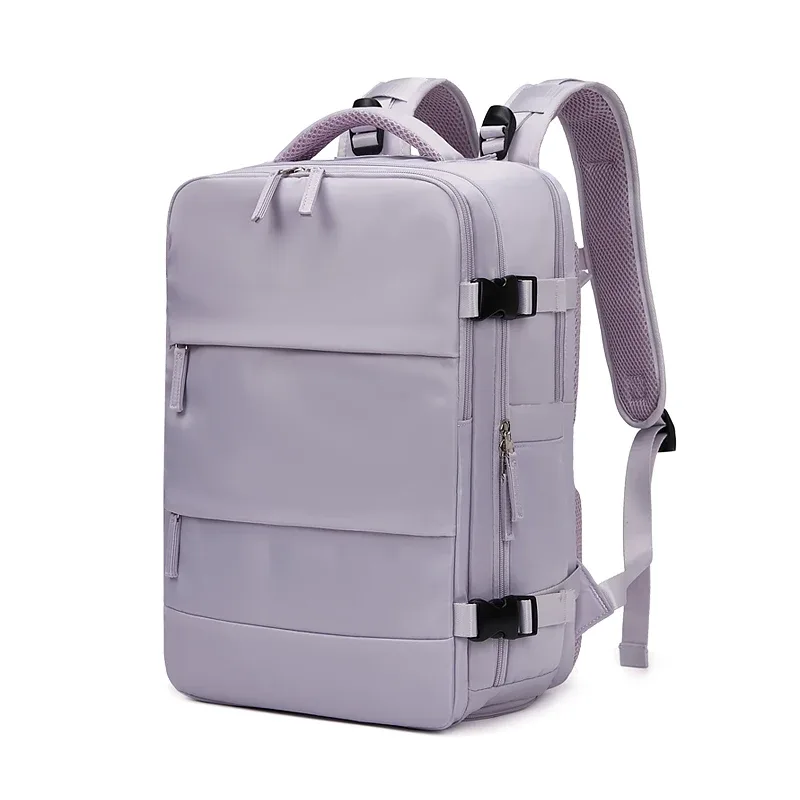 sac à dos pour ordinateur portable 15.6 pouces pour femmes et adolescentes, sac à dos d'école avec chargeur usb, sac à chaussures indépendant, sac à dos de voyage, sac à dos d'extérieur