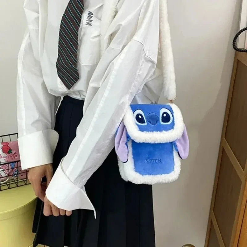 sac à bandoulière kawaii en peluche multi-styles, mignon winnie l'ourson, sac à main ours de dessin animé, grande capacité, sac bandoulière pour filles