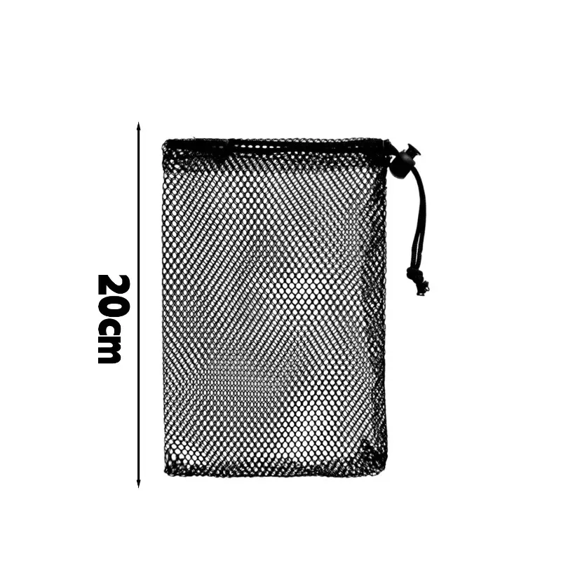 sacs de rangement à cordon de serrage en maille réglable, pochette de rangement multi-tailles pour chaussures, voyage, équipement de sport, lavable, respirant, léger