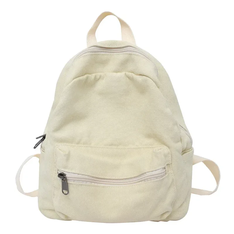 petit sac à dos vintage en toile, simple, unisexe, pour femmes et hommes, pour adolescentes, jeunes dames, couleur unie, mini, nouvelle collection 2022
