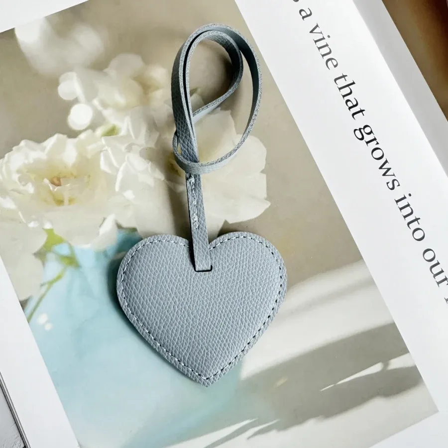 pendentif sac à main en cuir pu pêche personnalisé avec initiales gratuites pour femme, breloque porte-clés de haute qualité noir, cadeau pour l'école, décoration de sac à dos