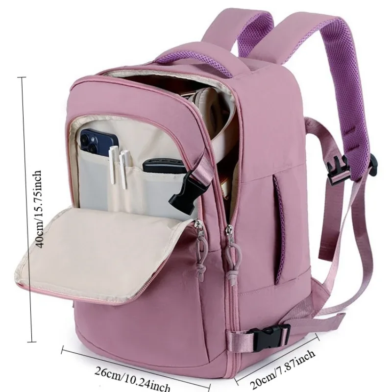 sac à dos de voyage 40x20x30 approuvé par les compagnies aériennes easyjet, grande capacité, léger, pour les courts trajets, sac à dos d'affaires pour ordinateur portable