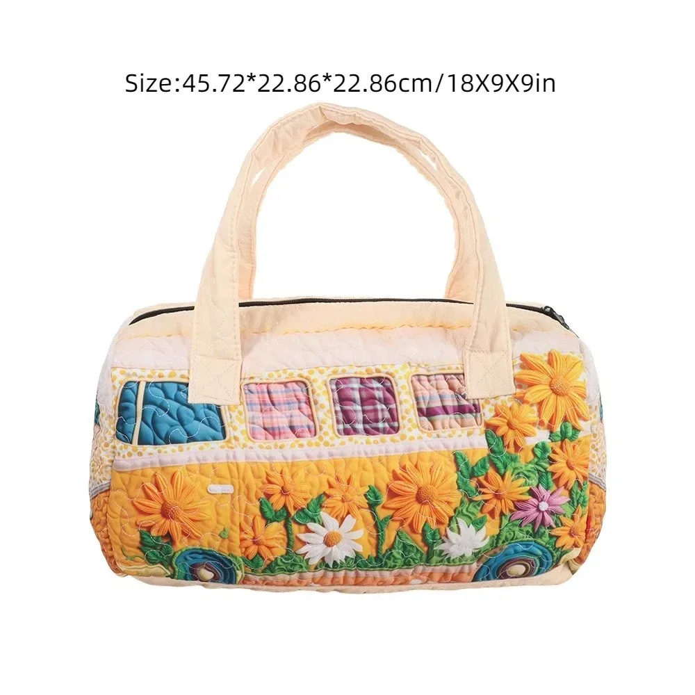 sac de voyage matelassé à sangle réglable, grande capacité, matelassage 3d, sac de voyage, sac fourre-tout, sac à main pour courtes distances