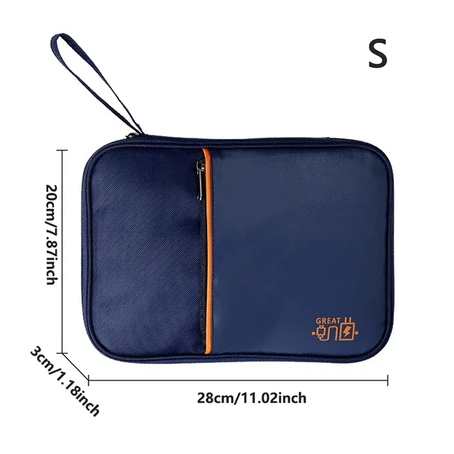 sac de rangement de câbles de données portables, chargeur usb numérique, fil d'écouteurs, boîte de rangement de batterie externe, kit de voyage, pochette de rangement