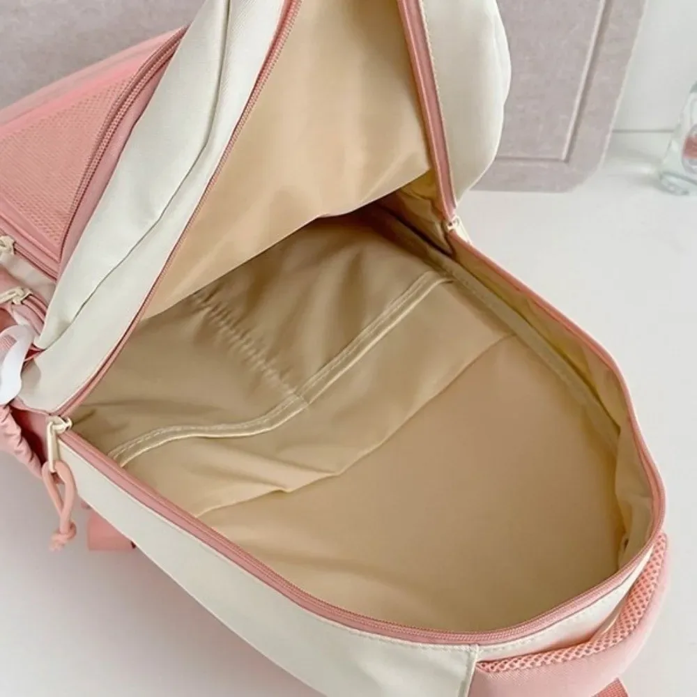 sac à dos transparent ita diy avec double bandoulière, grande capacité, motif chat de dessin animé, idéal pour l'école et les événements cosplay