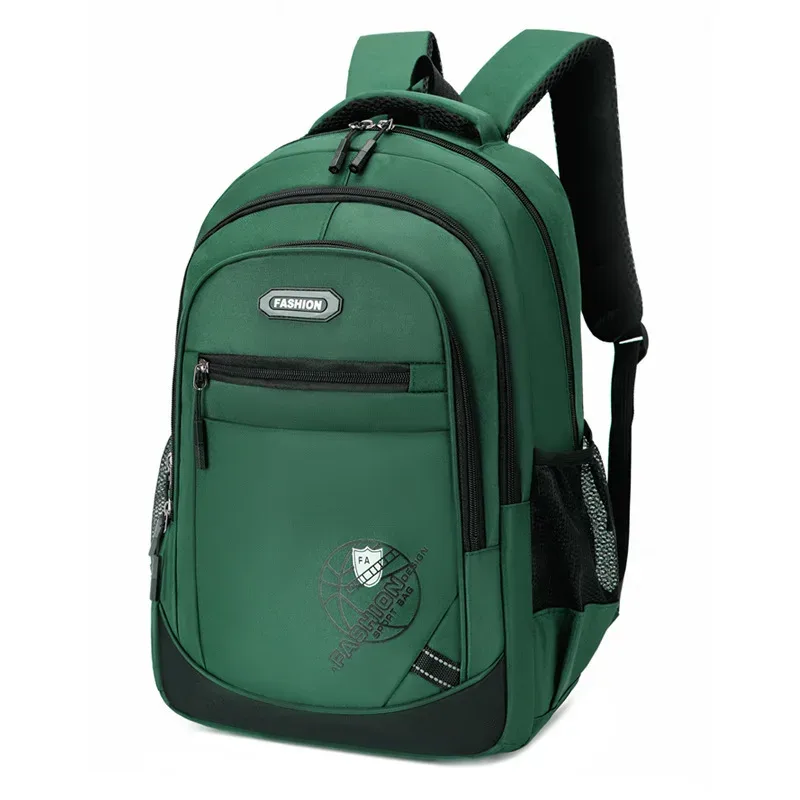 sac de voyage léger et épais de couleur unie, sac d'école de grande capacité pour garçons et lycéens, sac à dos pour filles en vente