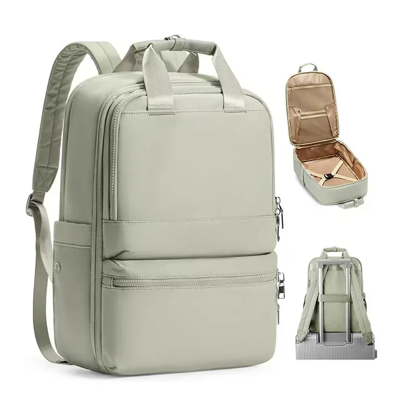 sac à dos de voyage avec port de charge usb et compartiment à chaussures, compatible bagage cabine tsa, pour ordinateur portable 15,6 pouces