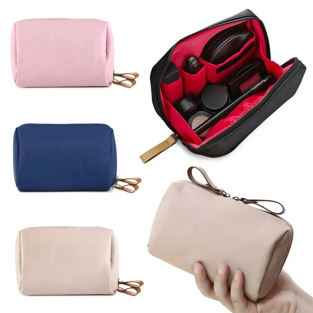 sac de maquillage portable étanche pour femmes, sac à cosmétiques, pochette pour pièces de monnaie, sac de rangement, mini sac de rouge à lèvres, petit sac de toilette, étui de rangement