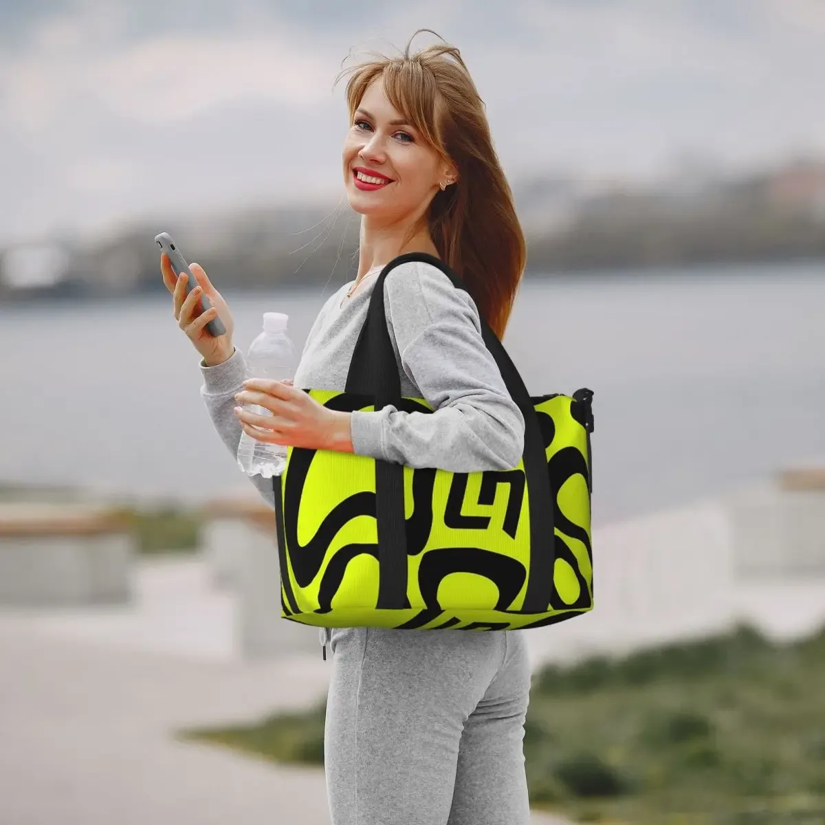 personnalisé f1 2024 - lando norris # 4 sacs de voyage de plage, fourre-tout de grande capacité pour salle de sport, yoga, sac à bandoulière de shopping pour femmes