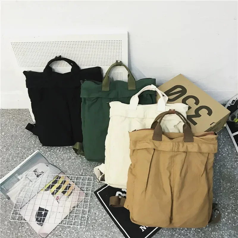 sac à dos en toile solide pour ordinateur portable, sacs à dos pour femmes, cartable féminin de grande capacité, sac de voyage pour adolescentes