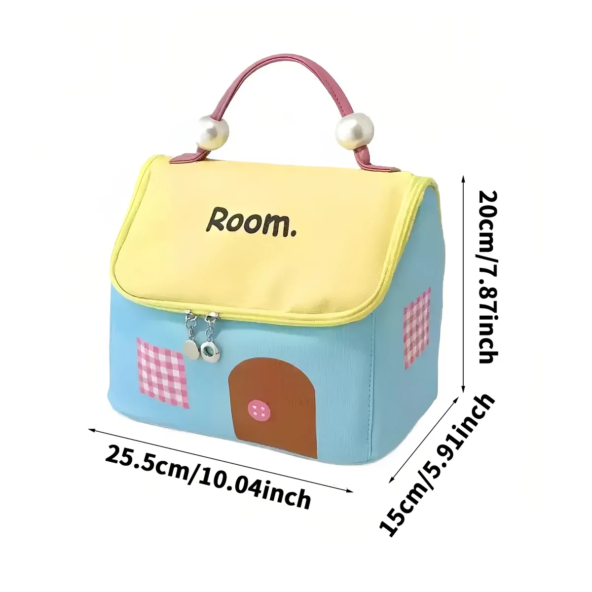 mini trousse à cosmétiques – pochette de rangement imperméable de grande capacité pour les voyages, les articles de toilette et l'organisation générale.
