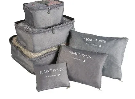 sac de rangement pour voyages et voyages d'affaires, sac de rangement étanche de grande capacité pour bagages, vêtements et sous-vêtements, sac de mode avec fermeture éclair
