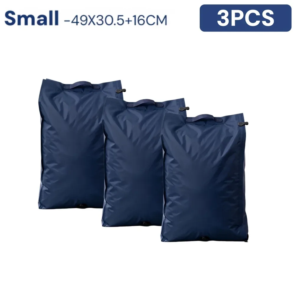 sacs de compression réutilisables pour voyage, sacs de rangement sous vide pour vêtements et valises, sacs gain de place pour les essentiels de voyage et de déménagement