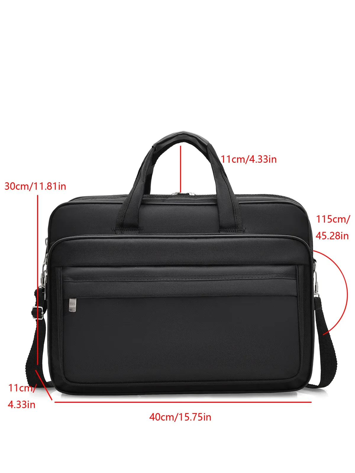 sac à main pour homme en tissu oxford grande capacité, sac d'affaires portable, imperméable, résistant à l'usure, sac à bandoulière pour ordinateur portable pour les affaires
