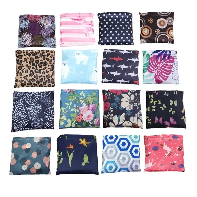 sacs de courses réutilisables pour femmes, sac fourre-tout pliable, sac d'épicerie écologique en tissu, sacs à main pliables pour fruits et légumes, grande capacité