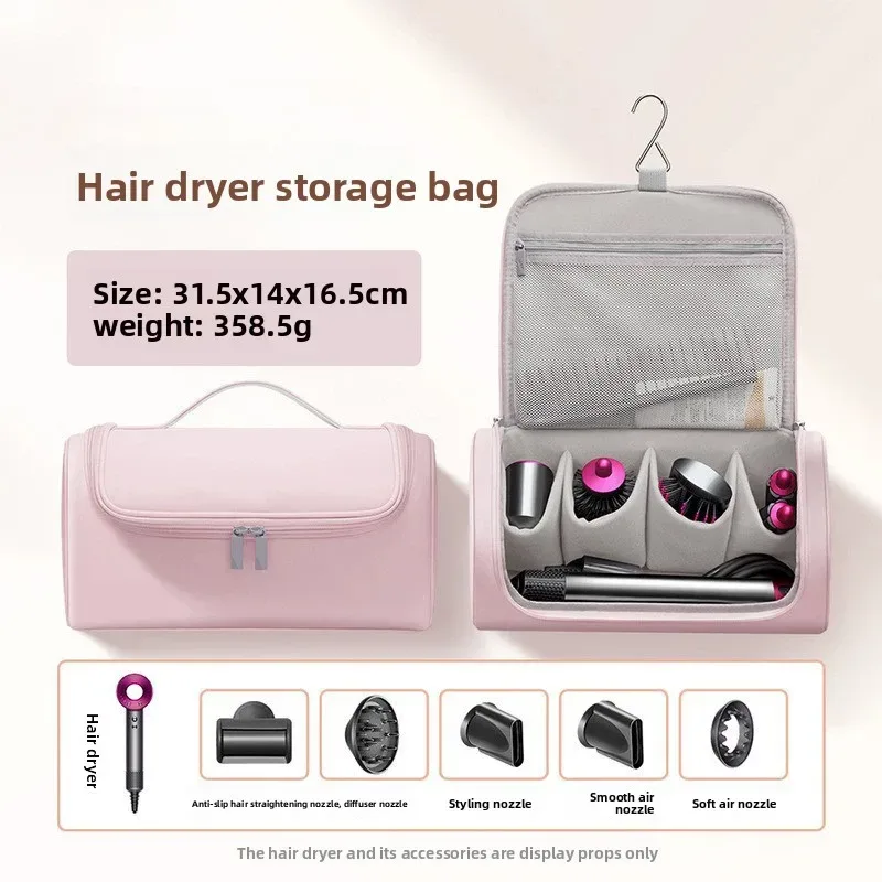 sac de rangement de voyage étanche pour fer à friser, trousse de maquillage, organiseur d'outils capillaires, 