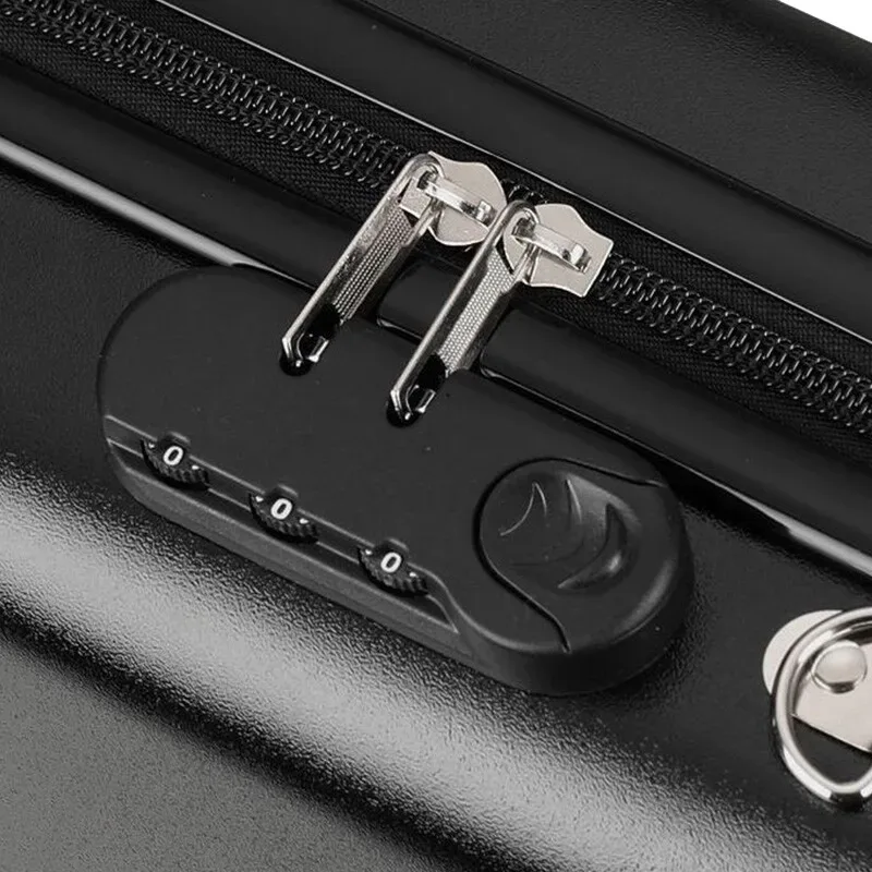 mallette pour ordinateur portable hard shell 16" - portefeuille d'affaires tsa lock avec conception antichoc et organisateur multi-compartiments