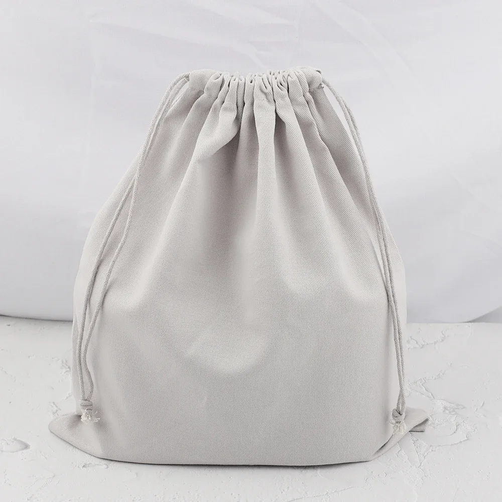 sacs à ficelle de proximité en toile pour femmes et hommes, poudres réutilisables, emballage de voyage, cadeau, logo imprimé, bricolage, sac de rangement fait main, accessoires