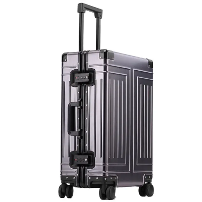 valise à roulettes snugcozy de haute qualité, 100 % aluminium-magnésium, idéale pour les voyages, parfaite pour les valises de marque spinner