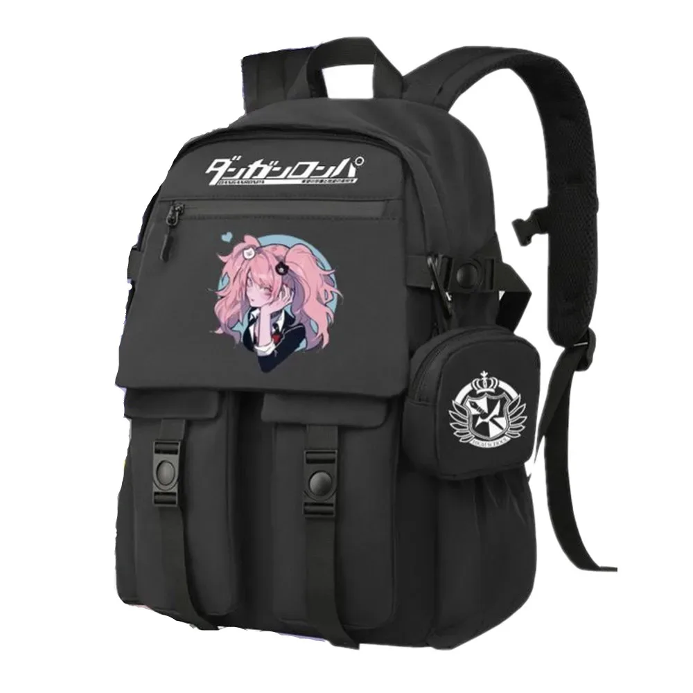 monokuma anime recruté anronpa sac à dos pour hommes, école, voyage, sacs, ordinateur portable, étudiants, livre, sac cadeau