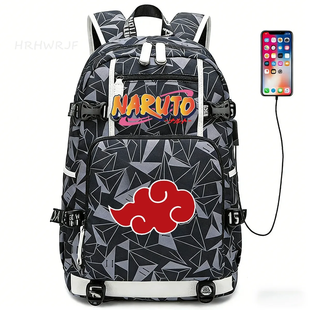 sac à dos uzumaki naruto uchiha sasuke, sac à dos d'école orthopédique camouflage, sac à dos imperméable pour lycée, mochila infantil