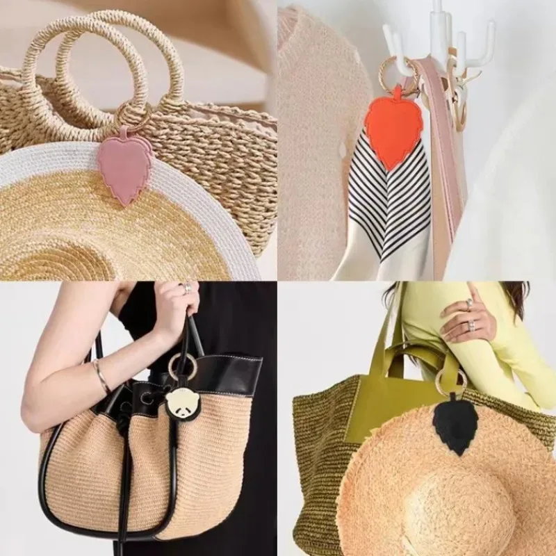 1 pièces pince à chapeau magnétique en cuir pu voyage porte-chapeau de soleil pour sac à main sac à dos bagages chapeau gardien boucle sac de voyage accessoires