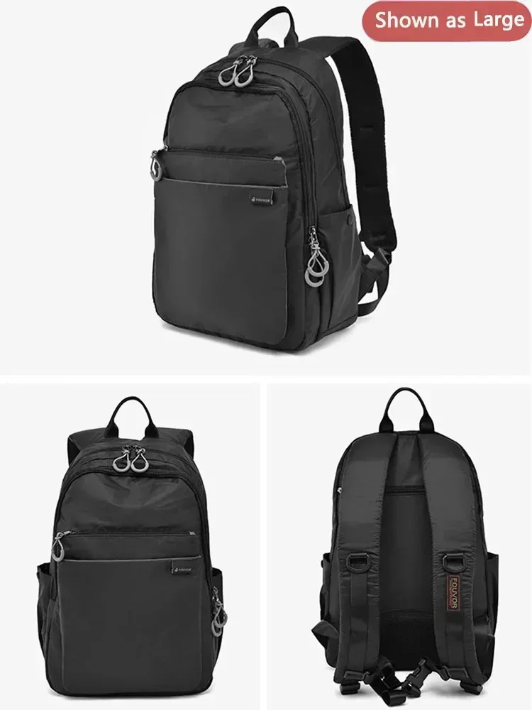 foueissac à dos étanche pour femme, grande capacité, toile de sport, sacs à dos pour ordinateur portable, voyage, mode, sac d'école en nylon pour étudiant, 2802-02