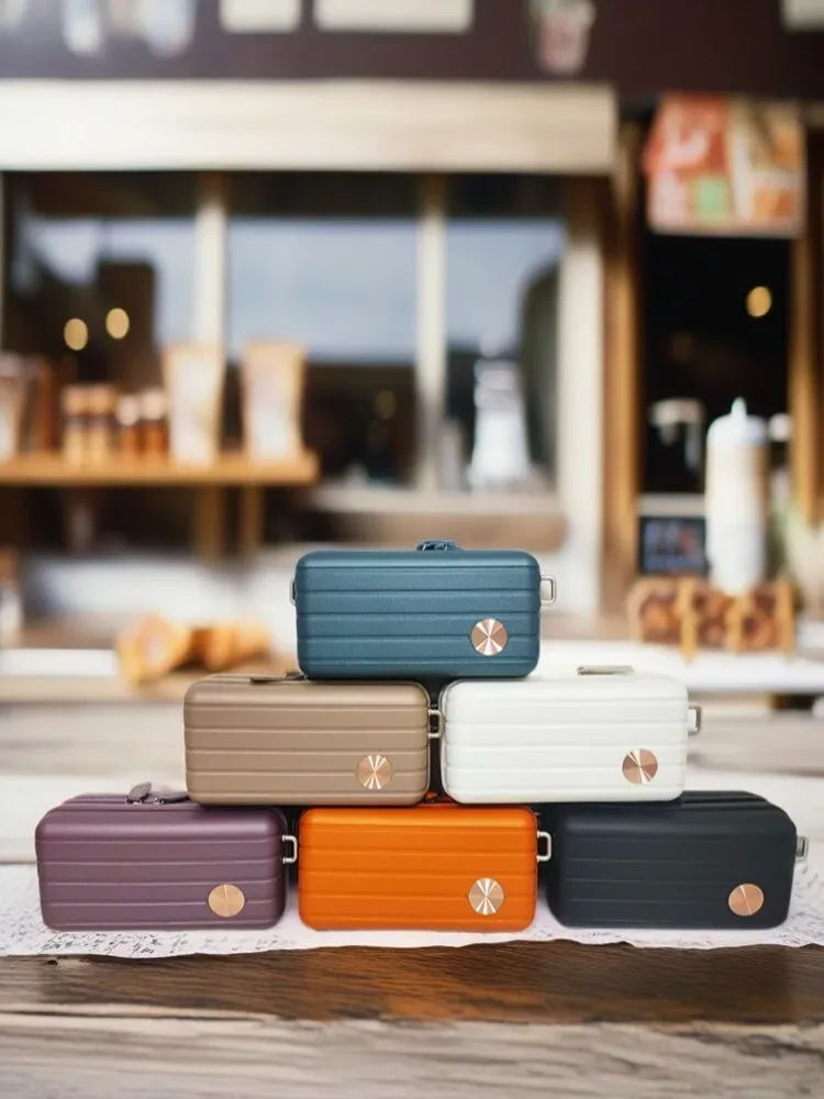 trousse de maquillage compacte à coque rigide – sac à bandoulière étanche pour les voyages de nuit, le sport et l'utilisation quotidienne