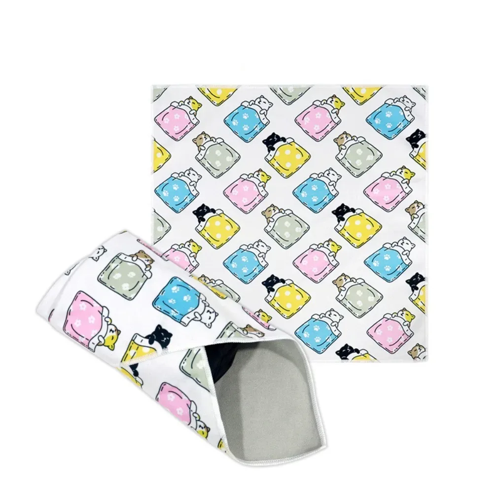 tissu de protection d'objectif pliable et auto-adhésif, 50x50cm, enveloppe de protection d'appareil photo, cent patchs en tissu carré, sac de rangement de cosmétiques