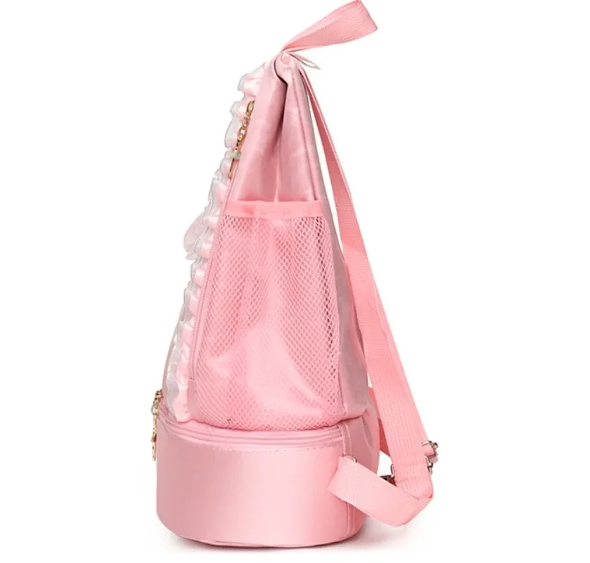 sac de danse personnalisé avec nom pour enfants, sac à dos de livre de ballet latine, sac de danse princesse pour filles, initié à la danse