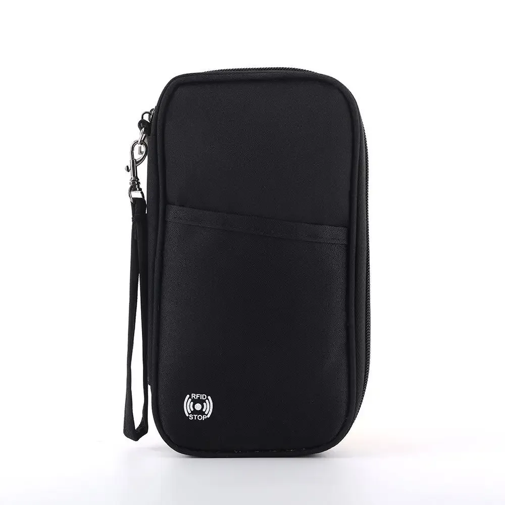 porte-passeport familial avec blocage rfid, portefeuille de voyage, organiseur de documents de voyage, étui pour cartes de crédit