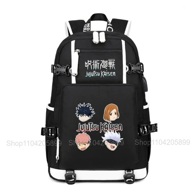 sac à dos jujutsu kaisen, mochila anime, cartable pour étudiants et adolescents, sacs d'école pour garçons et filles, grand sac à dos de voyage quotidien, cadeau