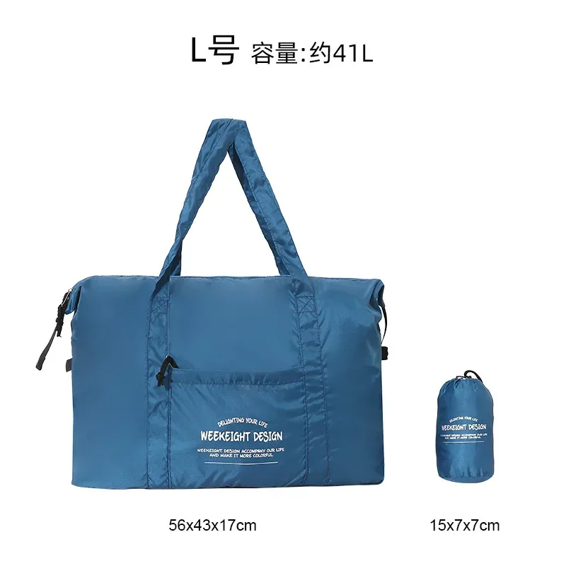 sac de voyage de camping en plein air sac à main léger pliable à bandoulière unique sac de rangement de grande capacité pour les voyages d'affaires et le tapis...