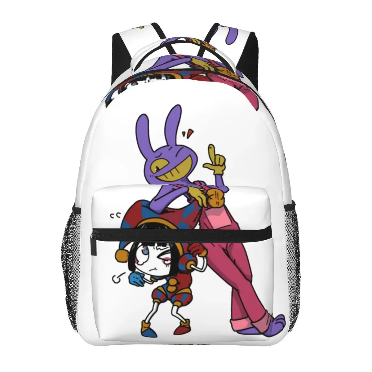 jax the amazing digital circus fanart animation series sacs à dos pour garçons et filles, sacs d'école pour étudiants, sac à dos pour ordinateur portable, sac à bandoulière