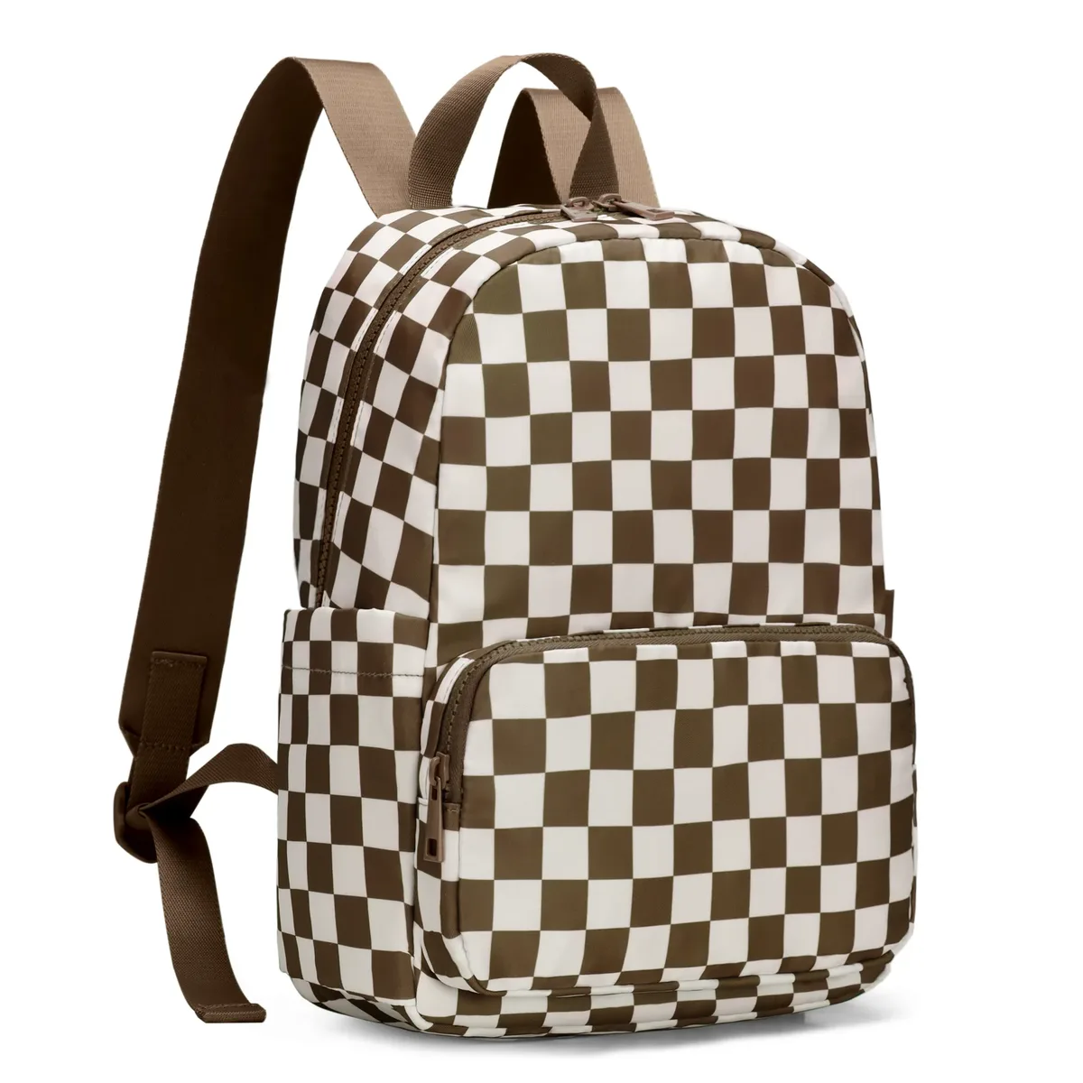 nouveau sac à dos classique unisexe à petits carreaux, léger et durable, imperméable, pour femmes, étudiants