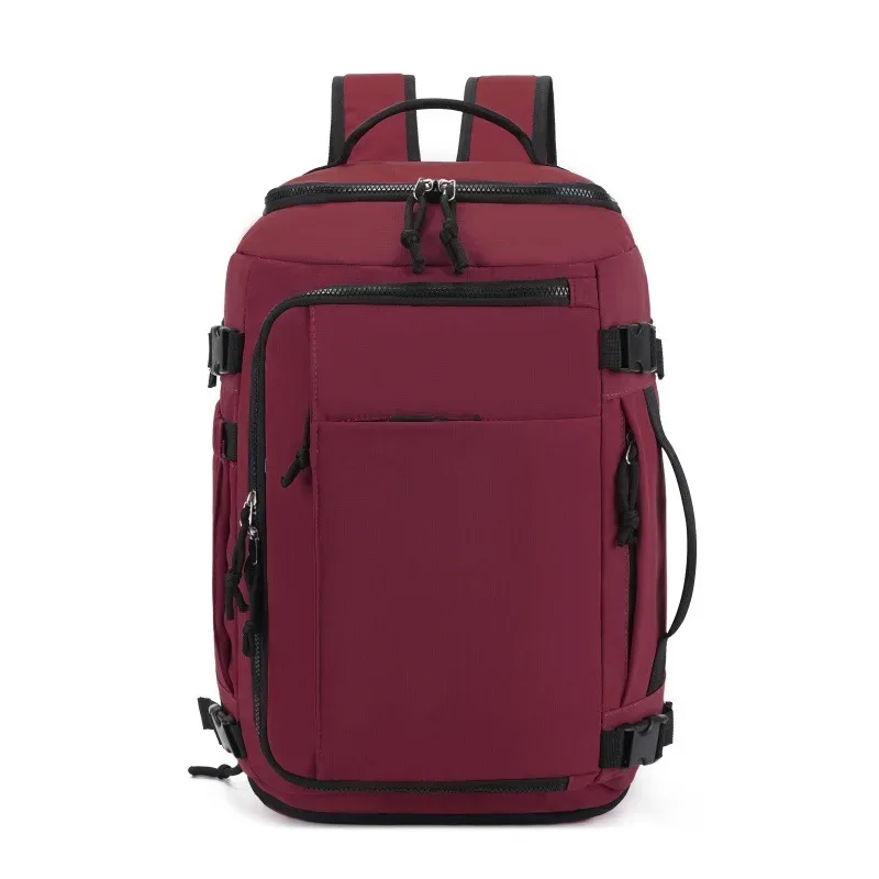 sac à dos de voyage grande capacité unisexe, léger, multifonctionnel, sacoche pour ordinateur, sac à bandoulière décontracté en pvc imperméable