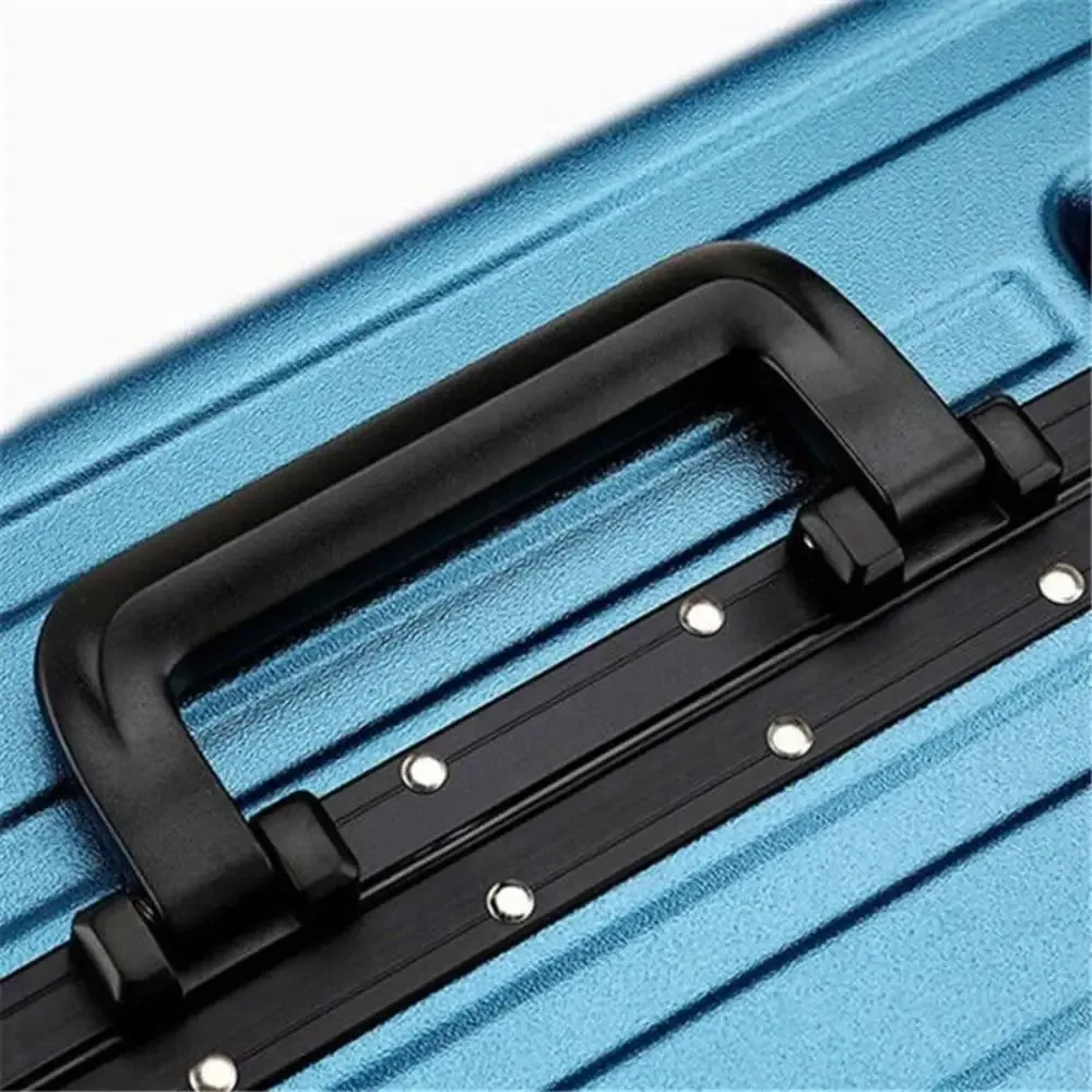 poignée de boîte à bagages en plastique noir et argent, durable, remplacement de valise, poignée de réparation, fournitures de voyage, poignée de transport de bagages