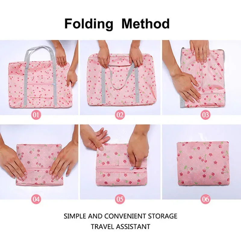 sacs de voyage pliables en nylon, sac de grande capacité, sacs à main imperméables pour femmes et hommes, rangement de voyage, organisateur d'emballage de vêtements