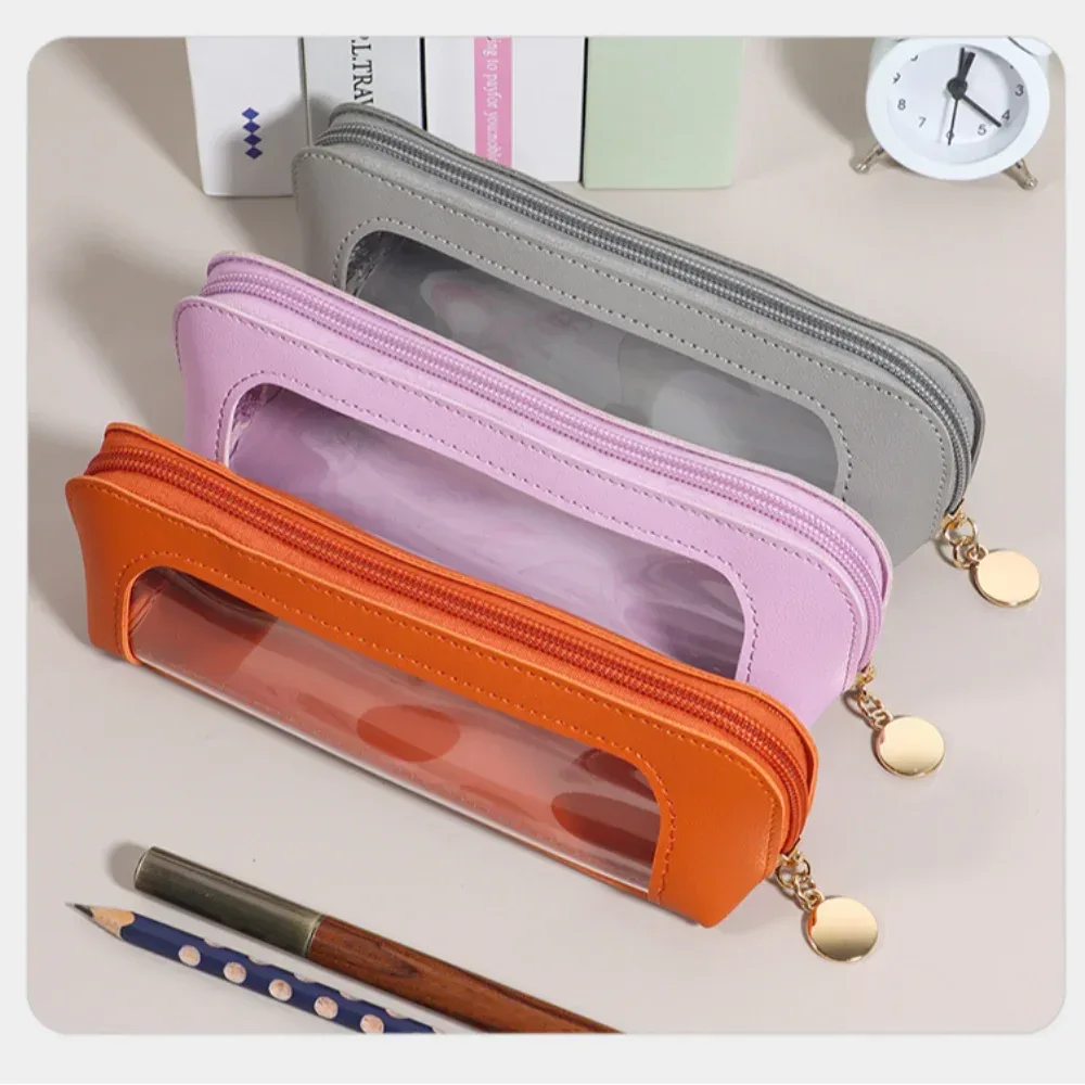 trousse de toilette portable en pu pour cosmétiques et pinceaux de maquillage – organisateur de voyage compact pour articles de toilette et beauté