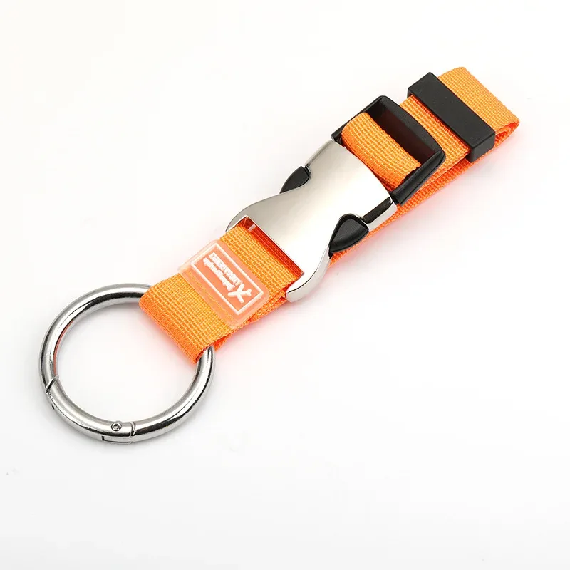 sangle de fixation multifonctionnelle pour bagages de voyage, sangle externe pour sac à dos, sangle portable en métal, ceinture de bagage réglable en nylon durable
